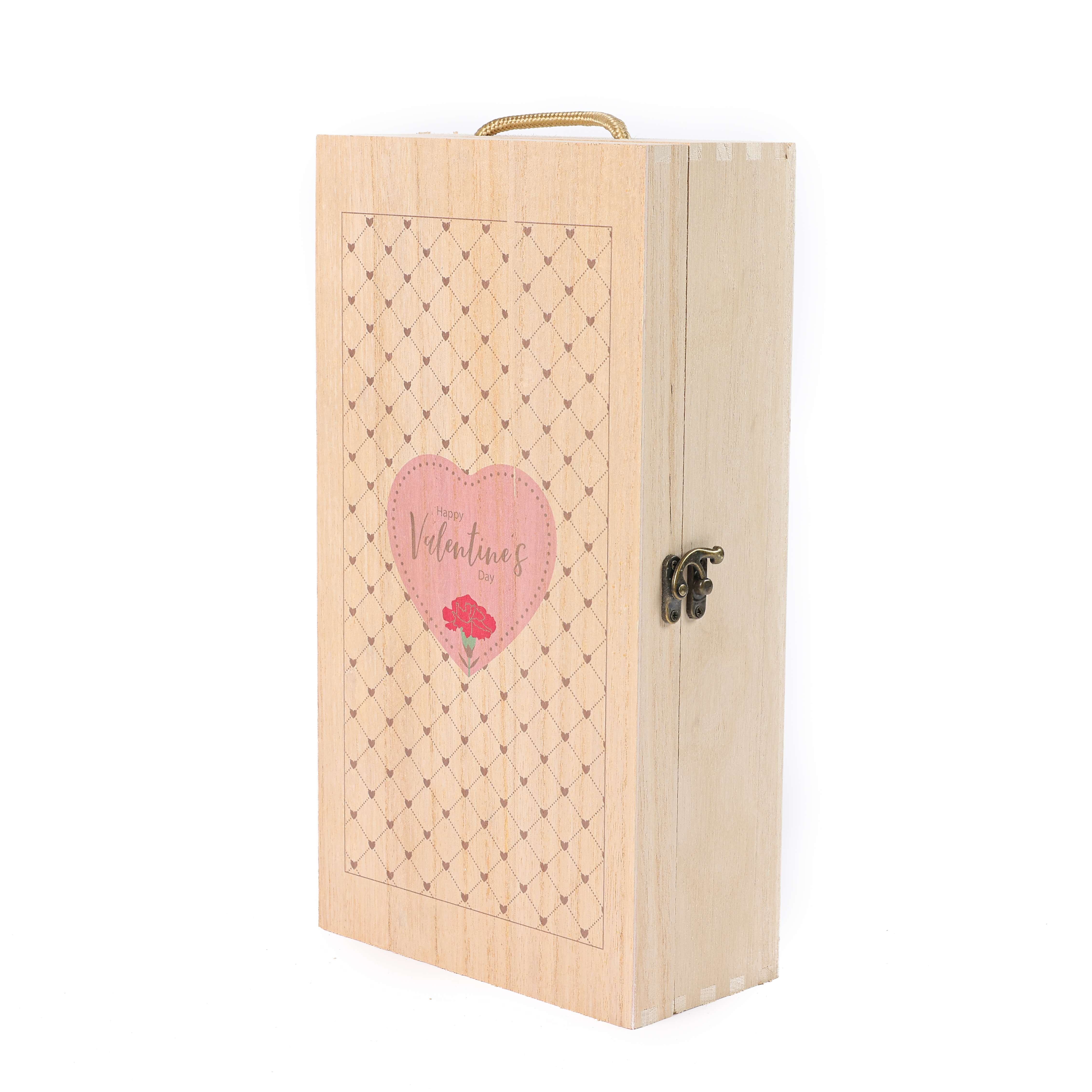 Valentine's Day Love Wooden Wine Box VALG0030